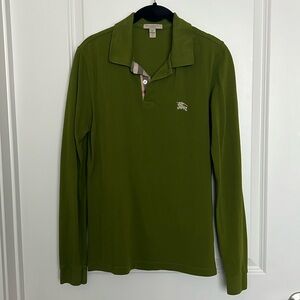 Burberry long-sleeve polo shirt